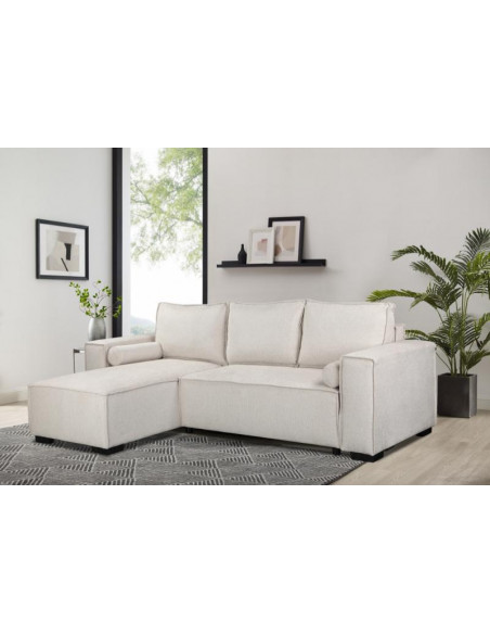 Canapé d\'angle convertible et réversible modèle TANYA