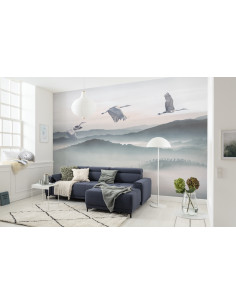 Photo murale intissé impression numérique \'Mystic Cranes\'