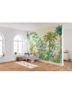 Photo murale intissé impression numérique 'Jungle Adventure' 