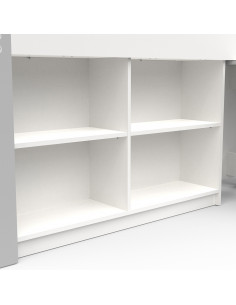 Lit combiné avec bureau HAMPTON – Gain de place et style garanti