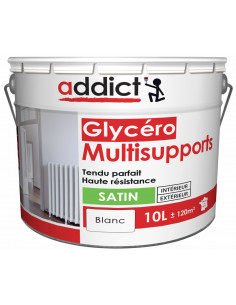 Addict Glycéro Multisupports  Peinture glycéro blanc à base de rési...